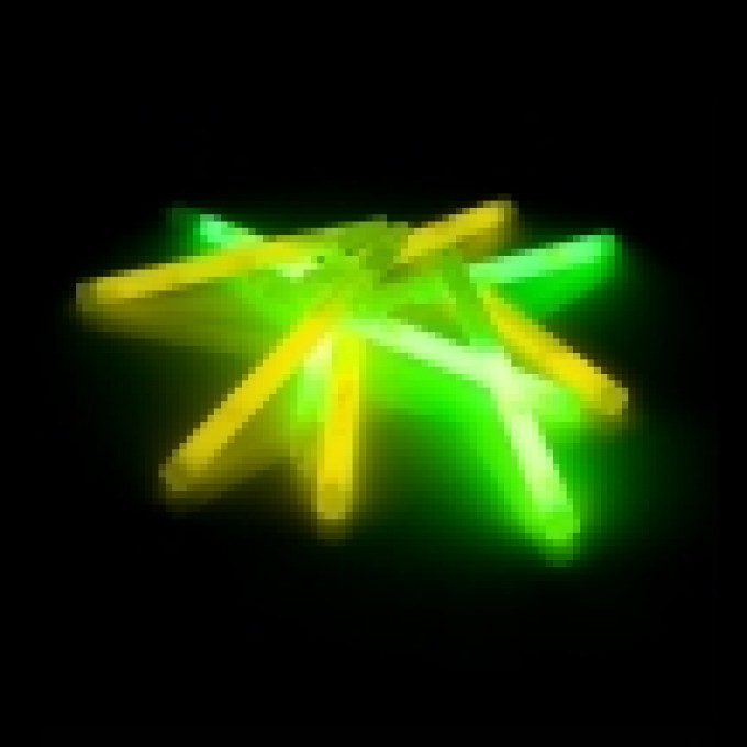 Svietiaca tyčinka POWDER (chemické svetlo) Lightstick 15 cm, 50ks / obal, 1 ampulky, 1 x 24 hodín,