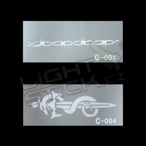 Šablóny na tetovanie 6x13, výber šablón