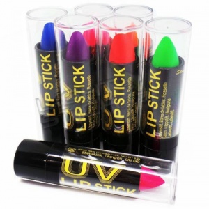 Rúž, UV, bodypainting, rôzne farby