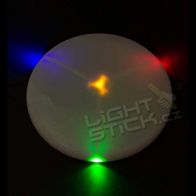 Frisbee, lietajúci tanier LED svietiaci
