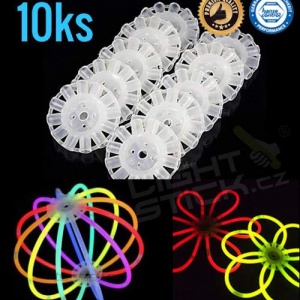 Svietiaci lopta, 10ks spojek