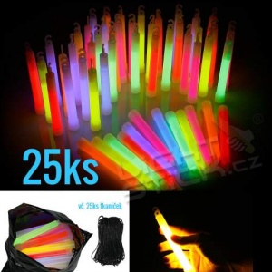 Svietiaca tyčinka 15 cm, 25ks Lightstick SPORT
