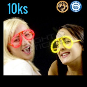 Svietiace okuliare, 10ks spojek