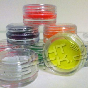 Očné tiene UV, bodypainting