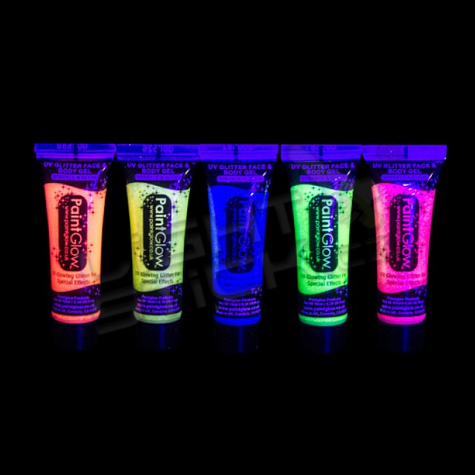 Trblietkový gél na telo a tvár 12ml, UV, bodypainting