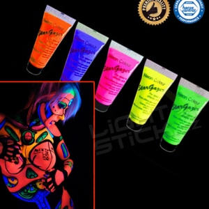 Farba na telo a tvár 12ml, UV, bodypainting